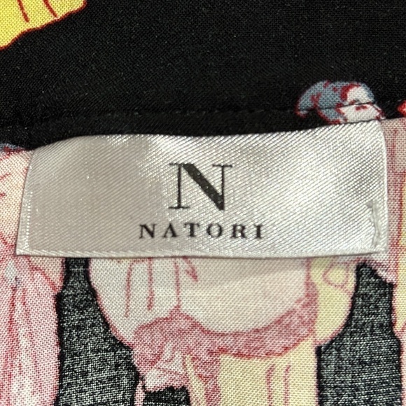 Natori Asian Geisha Print Short Caftan Size XL - NWOT - Picture 5 of 6